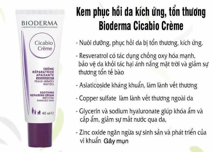 Đánh giá kem dưỡng Bioderma tím 3
