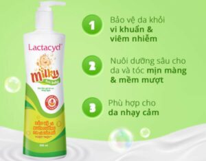 Review sữa tắm Lactacyd cho bé