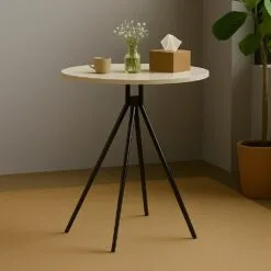 Bàn tròn chân sắt BCF-MHK08