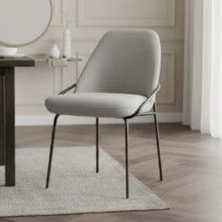 Ghế ăn chân sắt bọc da MHK-0127