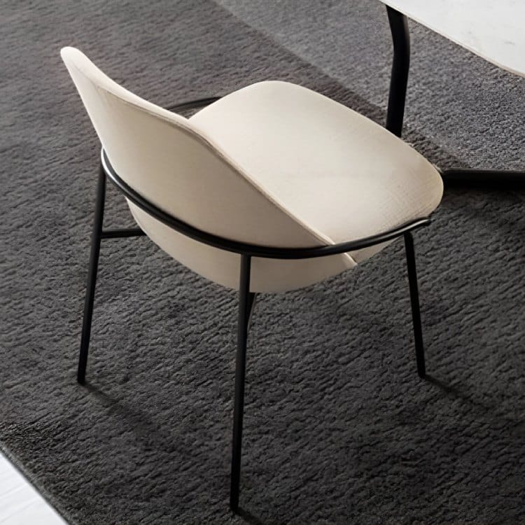 Ghế ăn chân sắt bọc da MHK-0127