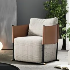 Ghế armchair chân sắt MHKS-2032