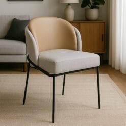 Ghế bàn ăn chân sắt MHK-0102