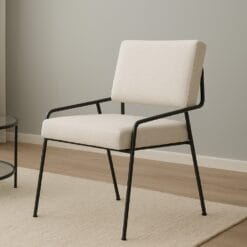 Ghế chân sắt bọc nệm MHK-0114