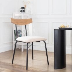 Ghế chân sắt ghế có lưng tựa laminate