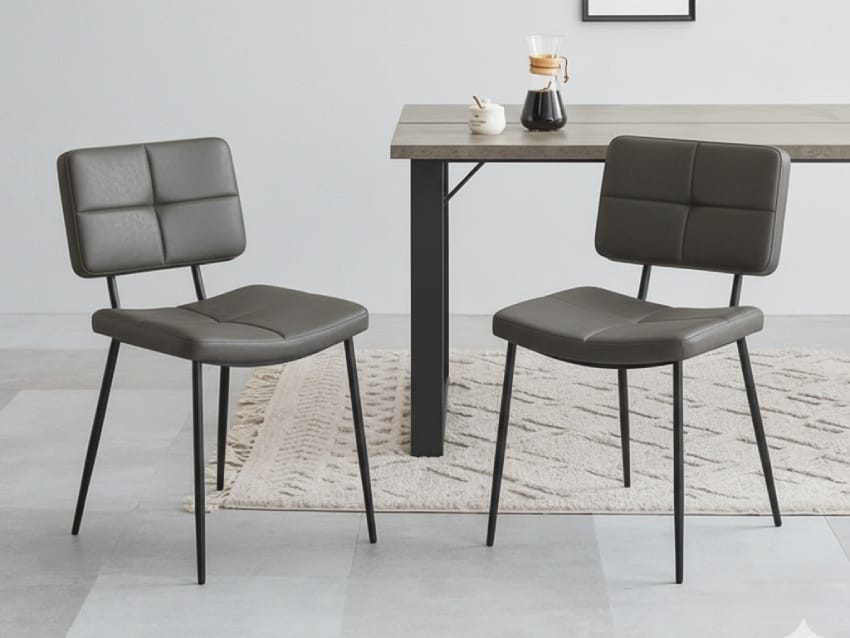 Ghế da thư giãn với bàn