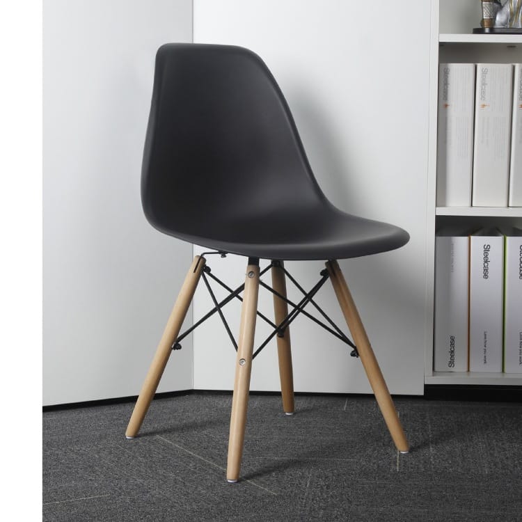 Ghế eames nhựa chân gỗ MDS-3009