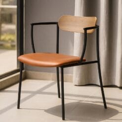 Ghế gỗ thư giãn có tay vịn MHK-0111