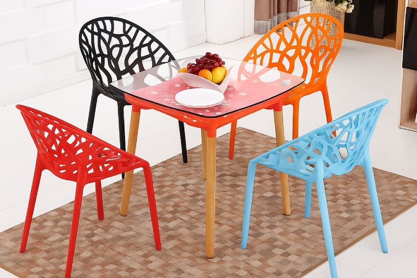 Ghế nhựa cao cấp nhập khẩu kết hợp với bàn