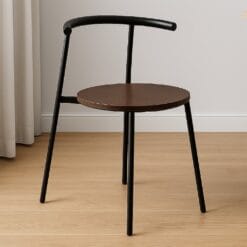 Ghế sắt mặt gỗ