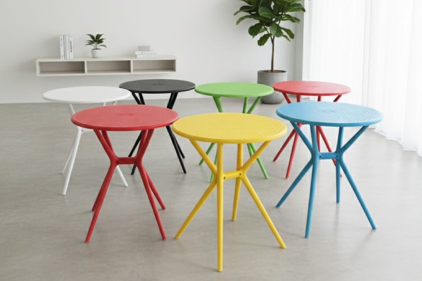 Các màu cơ bản của bàn nhựa 4 chân