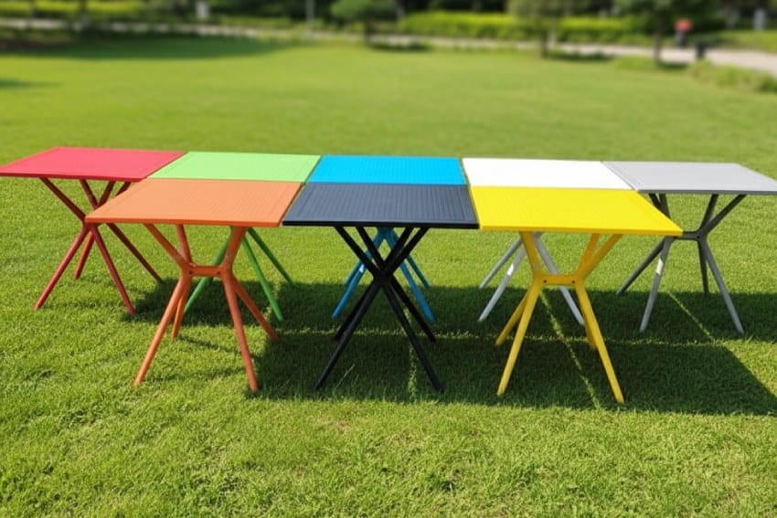 Các màu của bàn nhựa cao 75cm