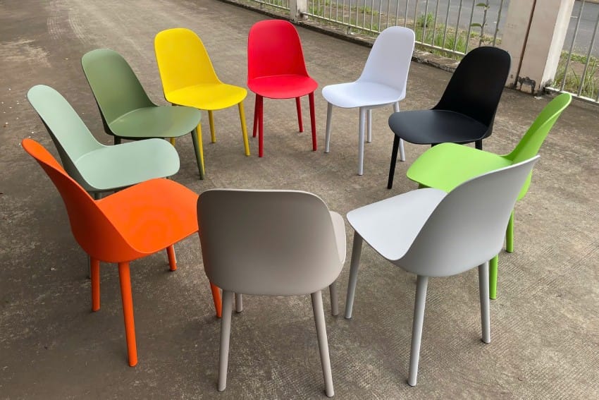 Các màu ghế nhựa tựa lưng cao