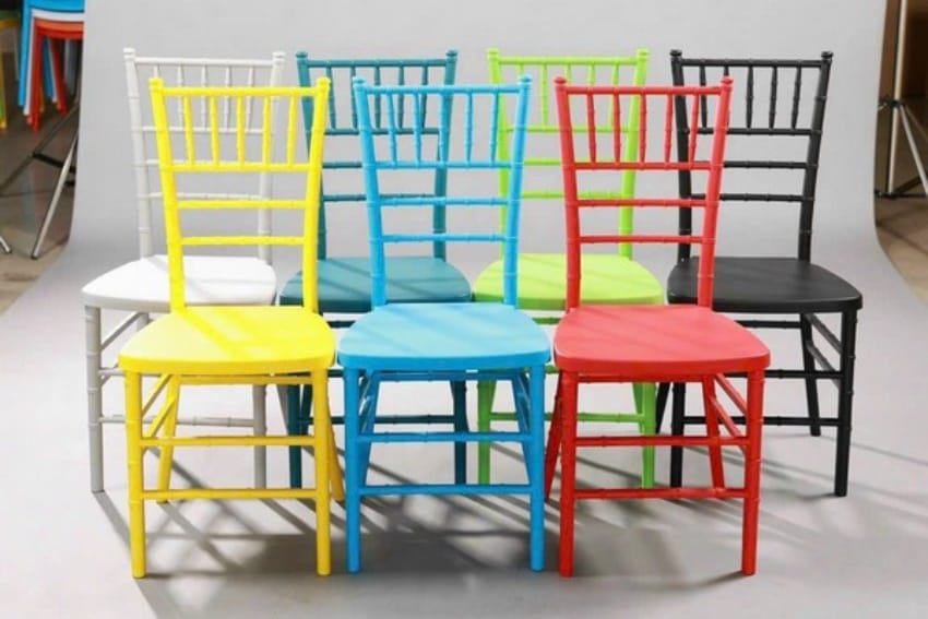 Các màu ghế nhựa tựa lưng dài MDS-3005