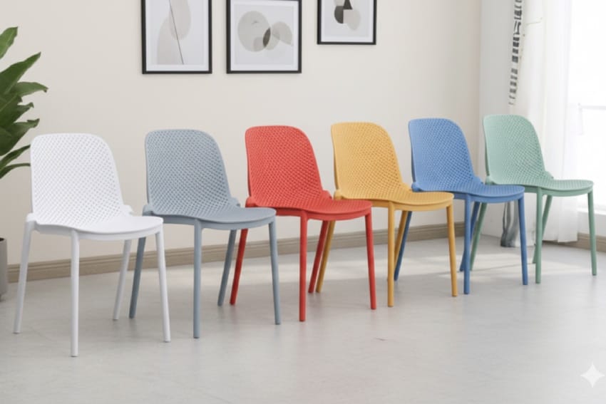 Các màu sắc của ghế nhựa ngồi