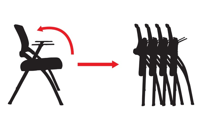 Cách thức xếp chồng của ghế bàn học