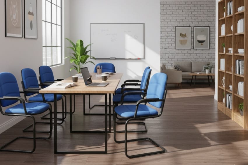 Ghế công thái học chân quỳ MR1066-03 trong phòng tự học