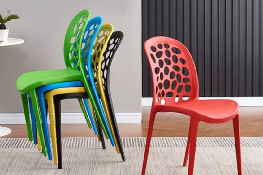 Ghế nhựa đúc xếp chồng