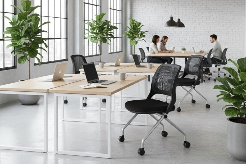 Ghế tựa lưng lưới trong văn phòng làm việc