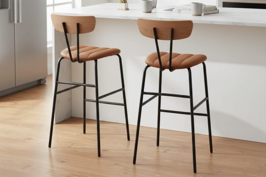 Ghế bar chân sắt mặt nệm MHKB-1006