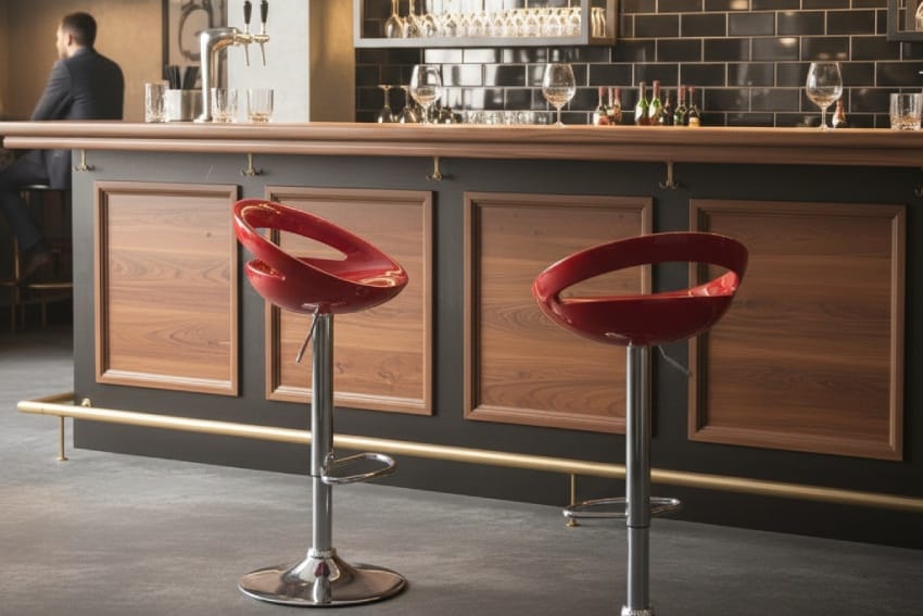 Ghế bar chân sắt và vai trò trong thiết kế nội thất