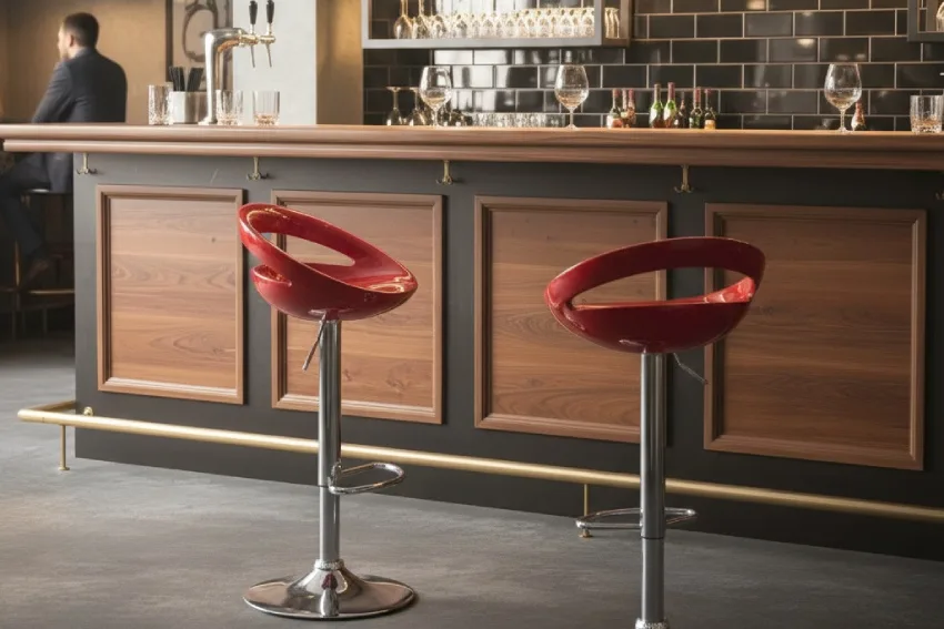Ghế bar chân sắt và vai trò trong thiết kế nội thất