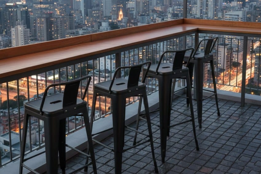 Ghế quầy bar có lưng tựa MDS-1516B