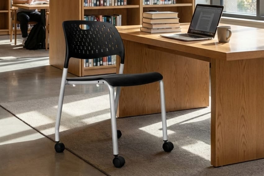 Ghế training ở trong phòng tự học thư viện