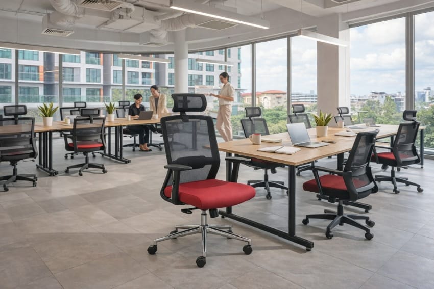 Ghế xoay có tựa đầu MR1009-1