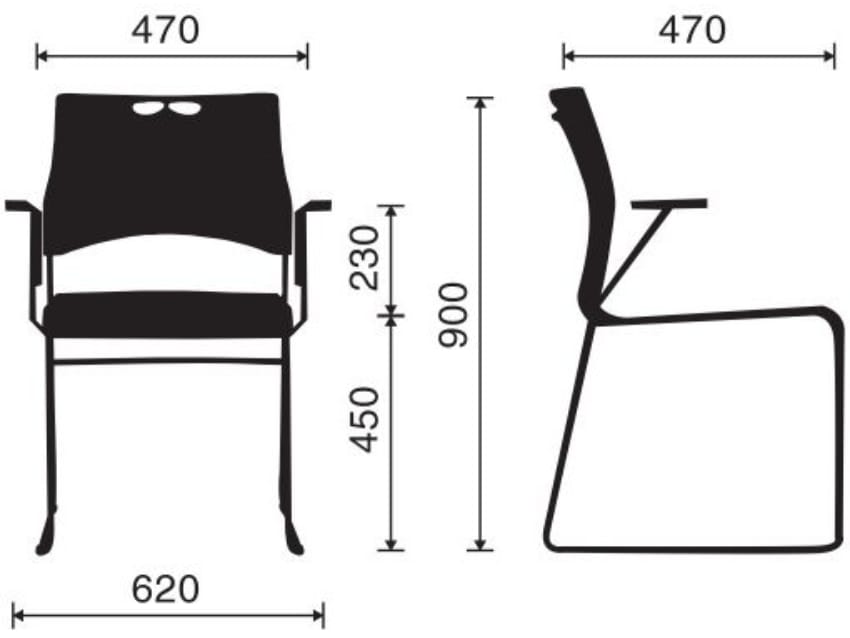 Kích thước ghế MR-Lotus01
