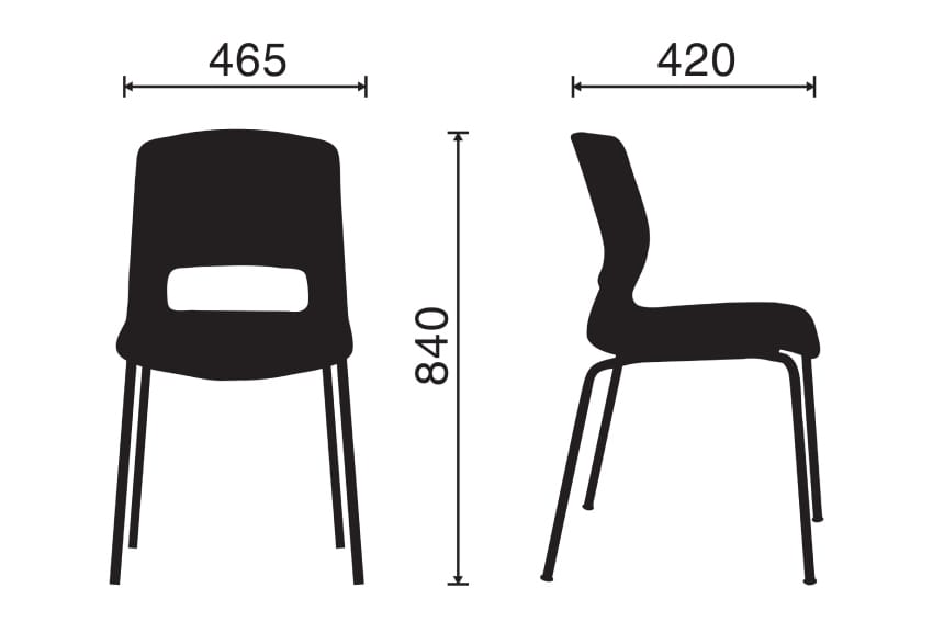 Kích thước ghế phòng học