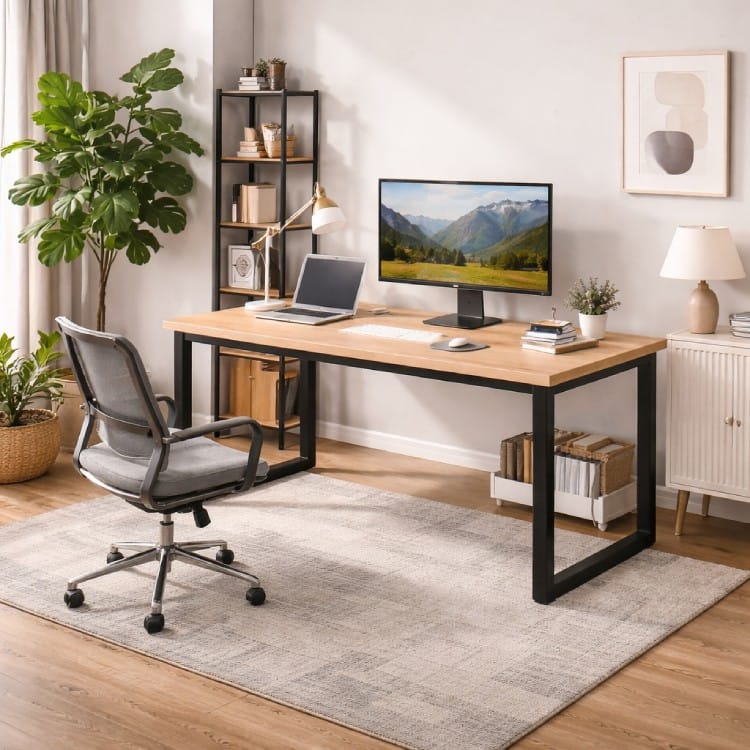 Bàn làm việc chân chữ U