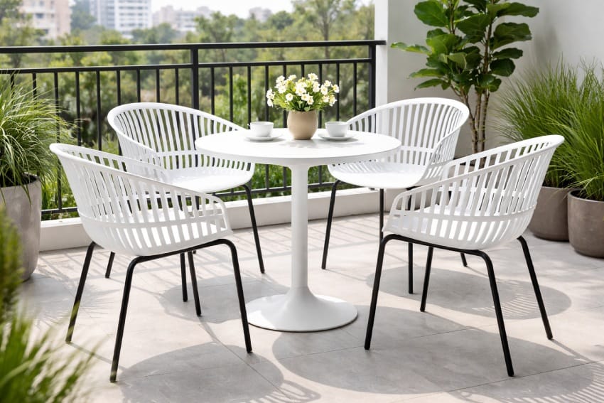 Ghế nhựa ban công MDS-3032 tạo không gian thư giãn tại nhà