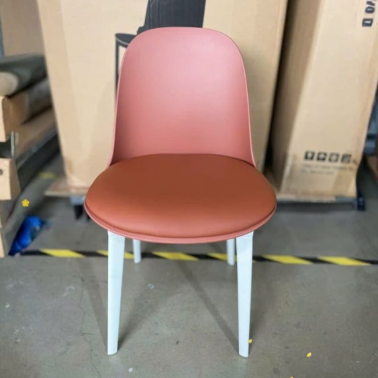 Ghế nhựa cf ghế nhựa mặt ngồi bọc nệm cao cấp - Ảnh 2