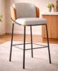 Ghế sắt chân cao ghế bar chân cao bọc nệm ngồi