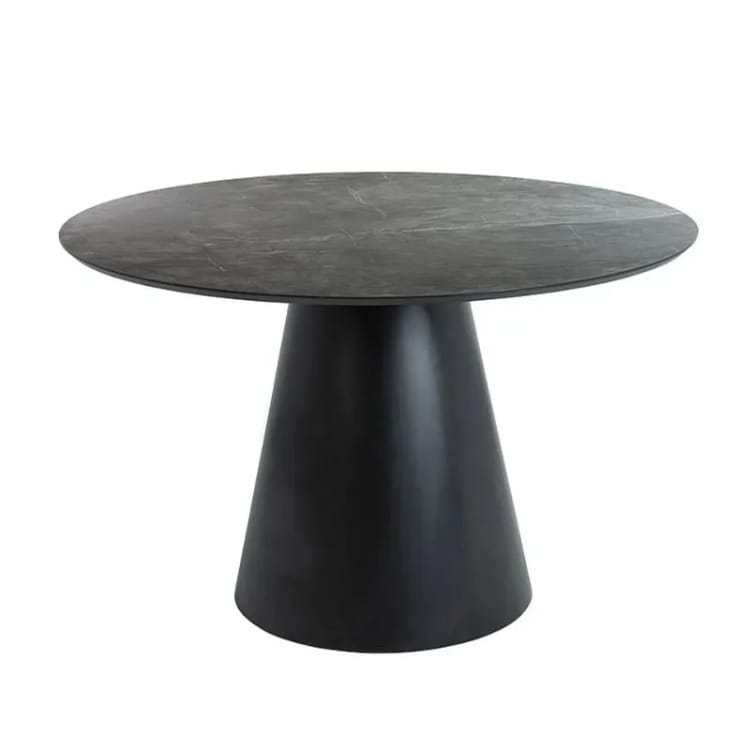 Bàn trà sắt tròn bàn decor không gian tiếp khách - Ảnh 2