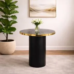 Bàn tròn chân sắt giá rẻ bàn decor trang trí